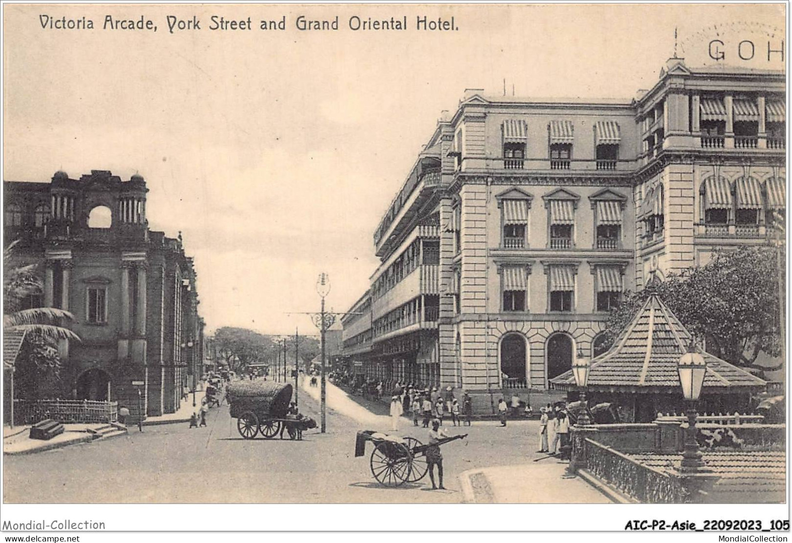 AICP2-ASIE-0175 - Victoria Arcade - York Street And Grand Oriental Hotel - Sri Lanka (Ceylon)