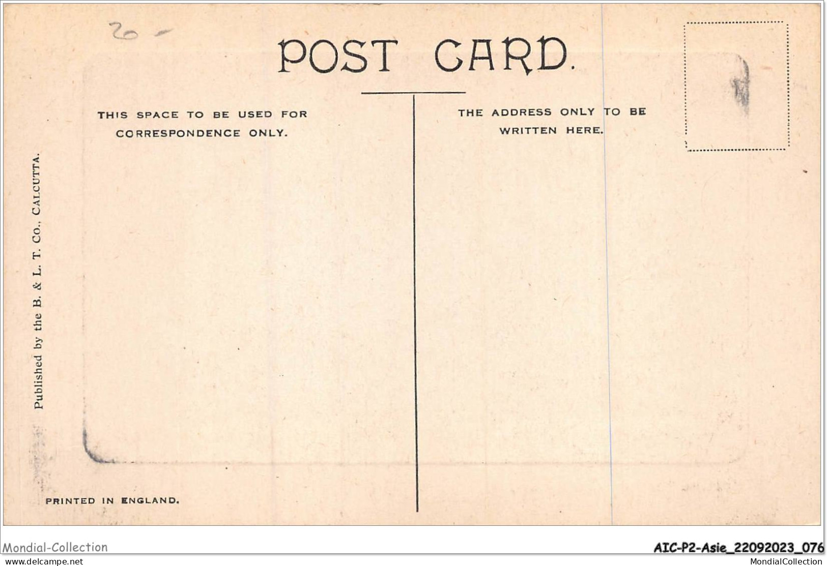 AICP2-ASIE-0160 - General Post Office - CALCUTTA INDE - India