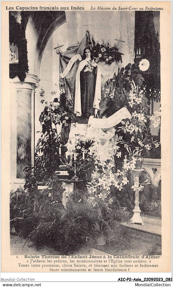 AICP2-ASIE-0163 - Sainte Thérèse De L'enfant Jésus à La Cathédrale D'AJMER - Inde
