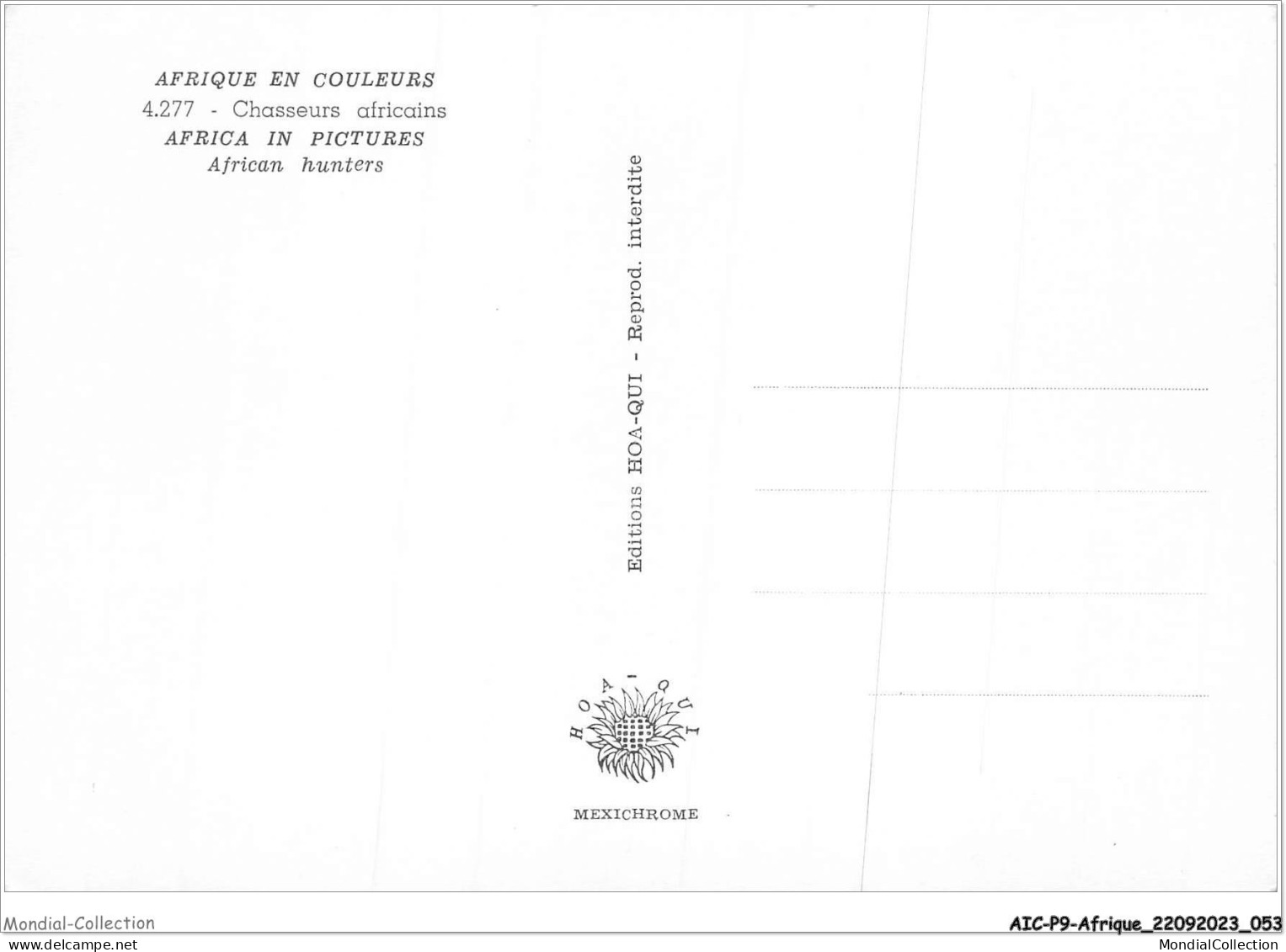 AICP9-AFRIQUE-0990 - AFRIQUE EN COULEURS - Chasseurs Africains - Zonder Classificatie