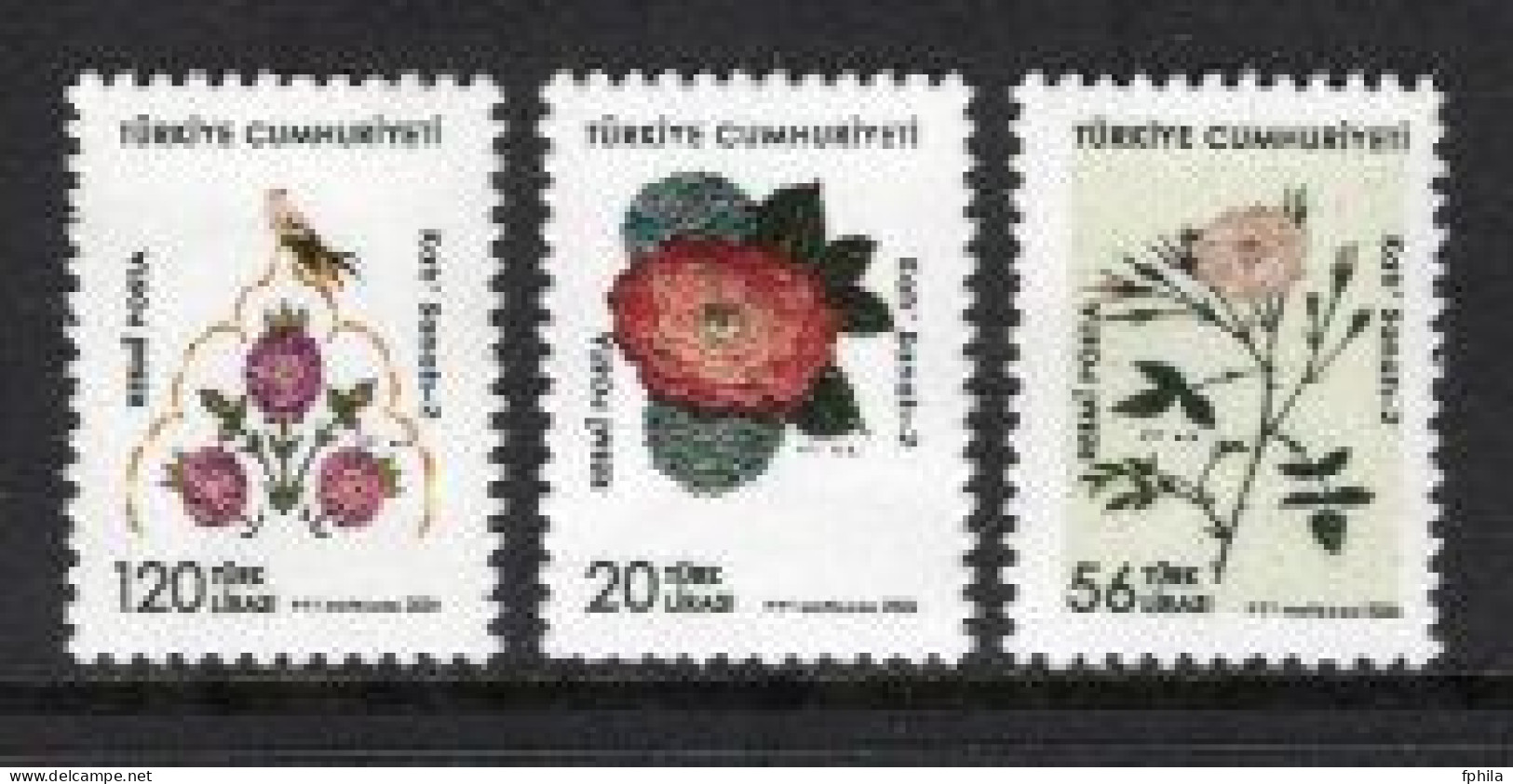 2024 TURKEY OFFICIAL POSTAGE STAMPS QUILLING MNH ** - Official Stamps