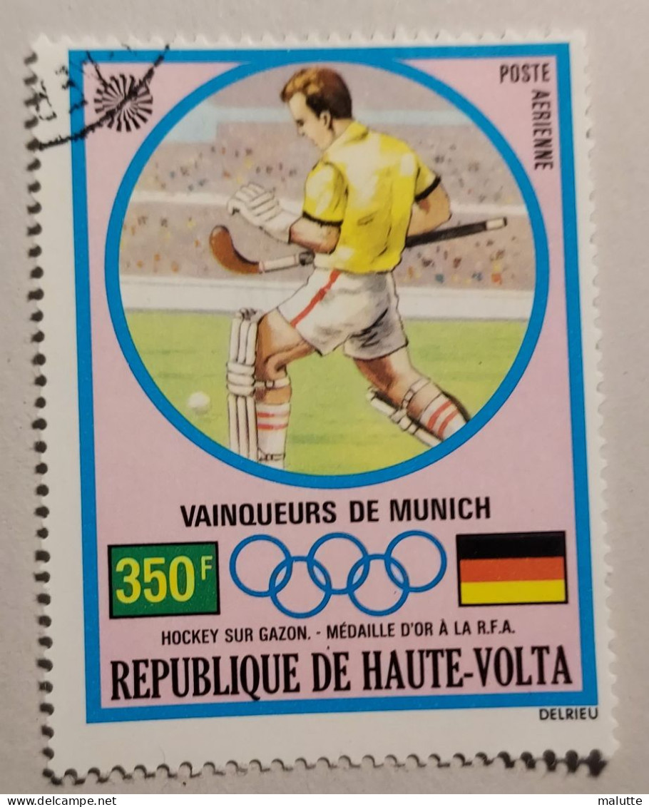 Haute Volta YT 119 PA Oblitéré Sport JO MUNICH - Upper Volta (1958-1984)