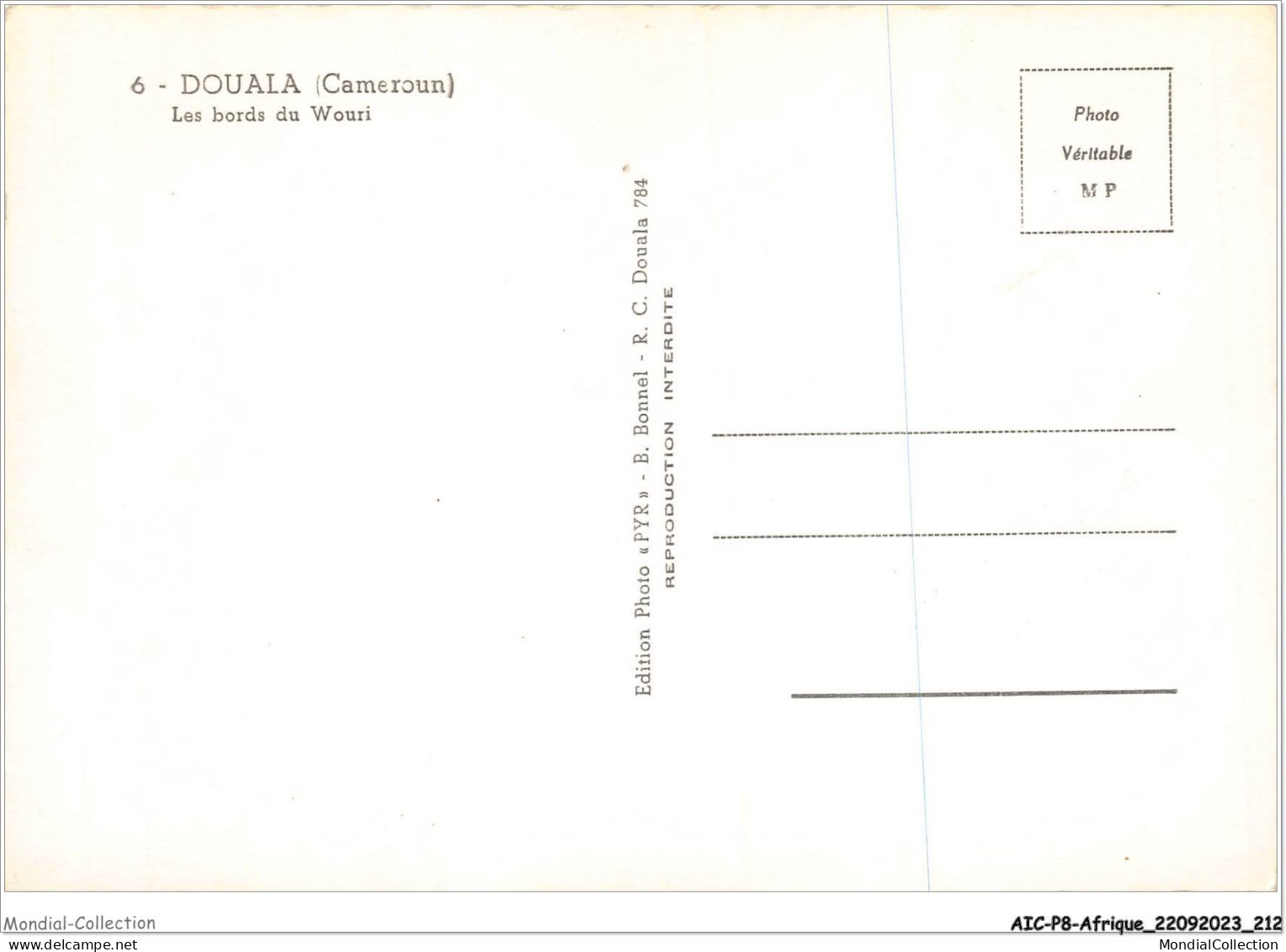 AICP8-AFRIQUE-0960 - DOUALA - Les Bords Du Wouri - Cameroun