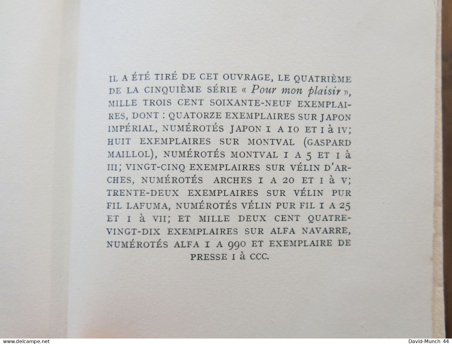 Cité, Nef de Paris de André Suarès. Bernard Grasset, "Pour mon plaisir"-IV. 1934, exemplaire sur Alfa numéroté