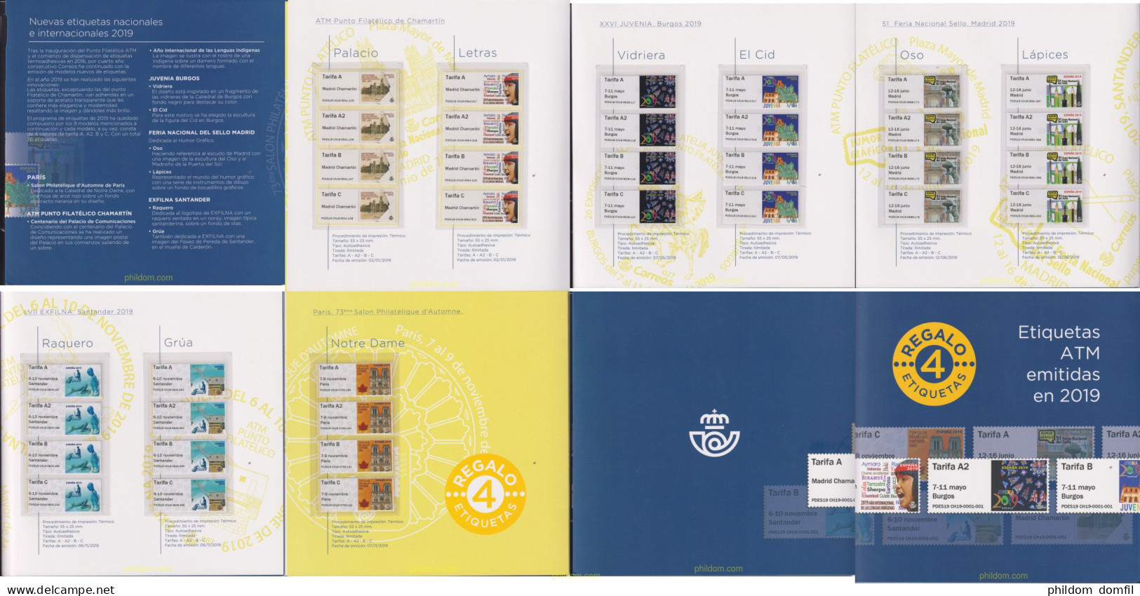 618667 MNH ESPAÑA 2019 73 SALON FHILATELIQUE D'AUTOMME - PARIS - Unused Stamps