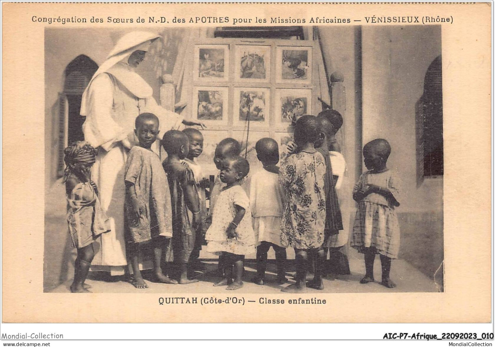 AICP7-AFRIQUE-0743 - QUITTAH - Classe Enfantine - Ghana - Gold Coast