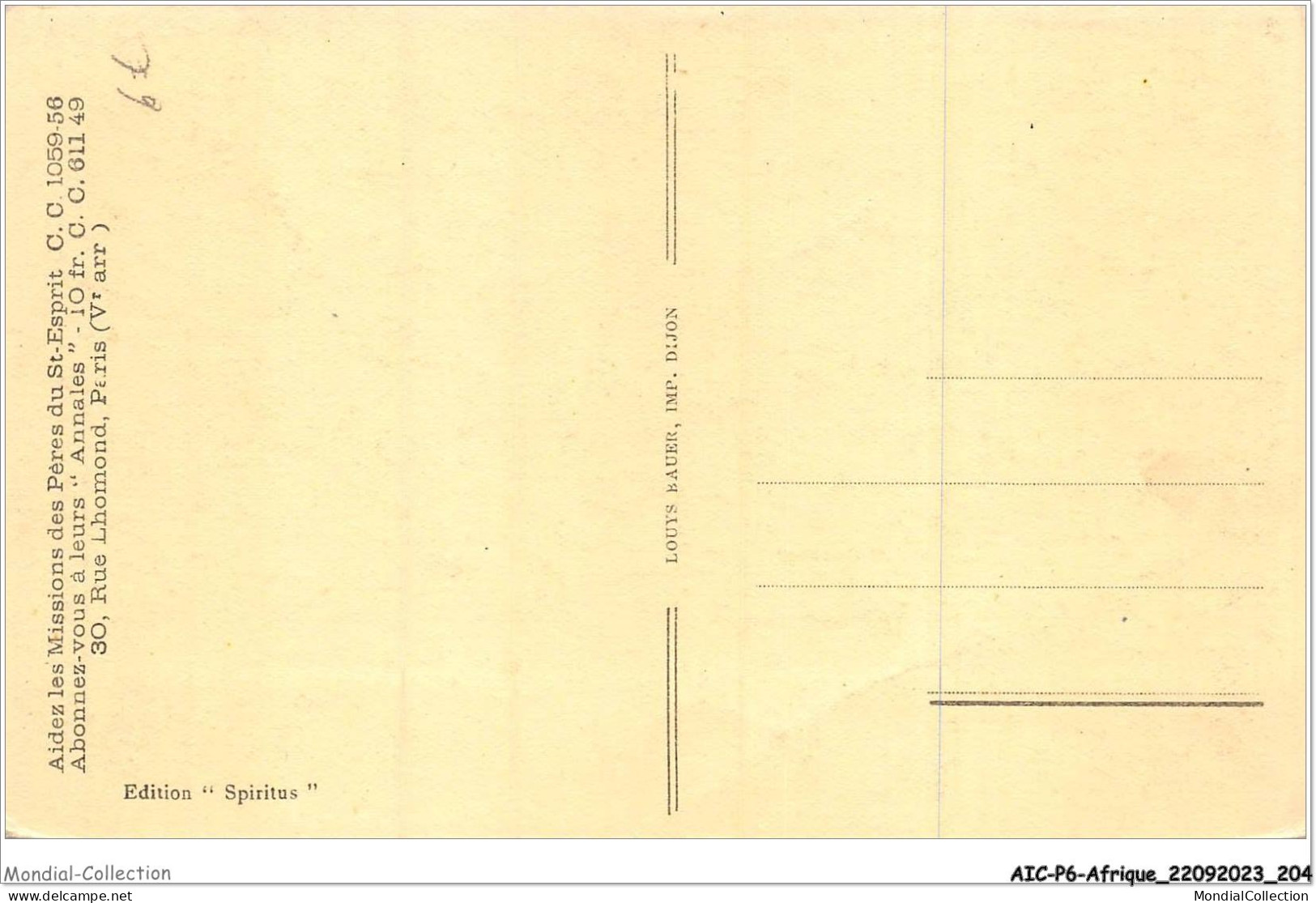 AICP6-AFRIQUE-0719 - AFRIQUE ORIENTALE - Préparation D'un Repas De Fête - Ohne Zuordnung