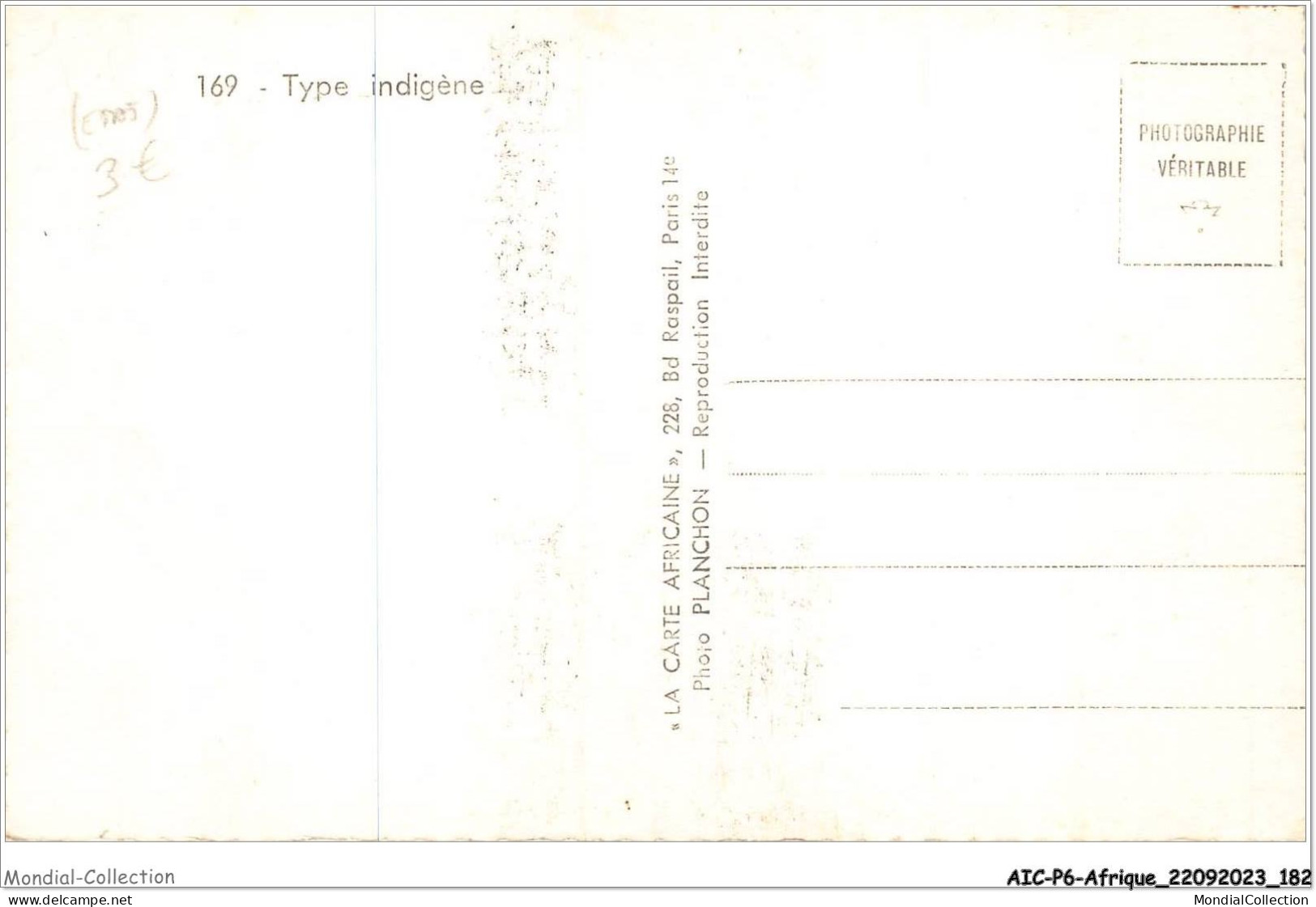 AICP6-AFRIQUE-0708 - COTE D IVOIRE TYPE INDIGENE - Vendue En Etat - Elfenbeinküste