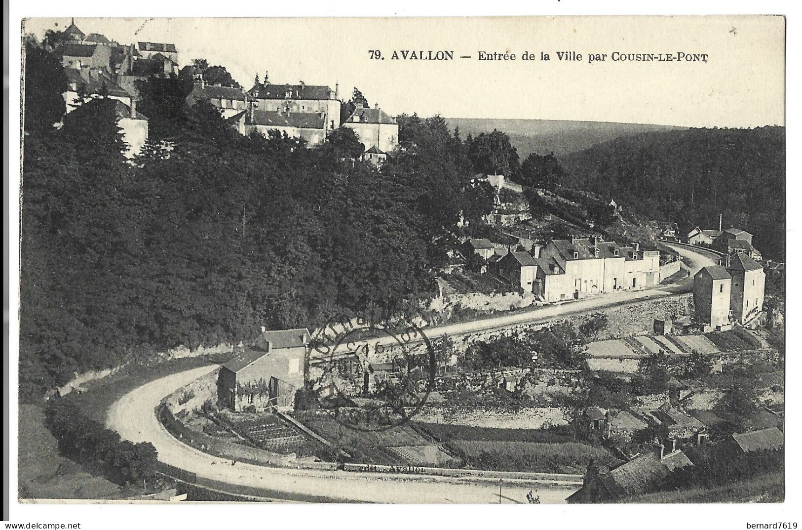 89 Avallon - Entree De La Ville Par Cousin Le Pont - Avallon