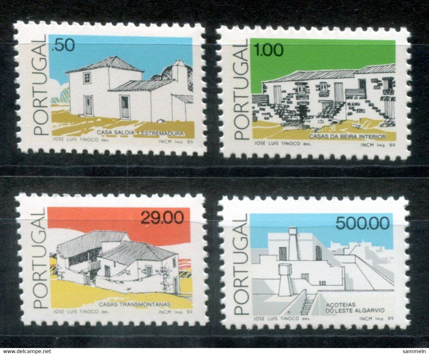 PORTUGAL 1780 - 1783 Mnh - Architektur, Architecture - Unused Stamps