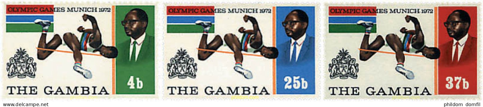 88891 MNH GAMBIA 1972 20 JUEGOS OLIMPICOS VERANO MUNICH 1972 - Gambia (1965-...)