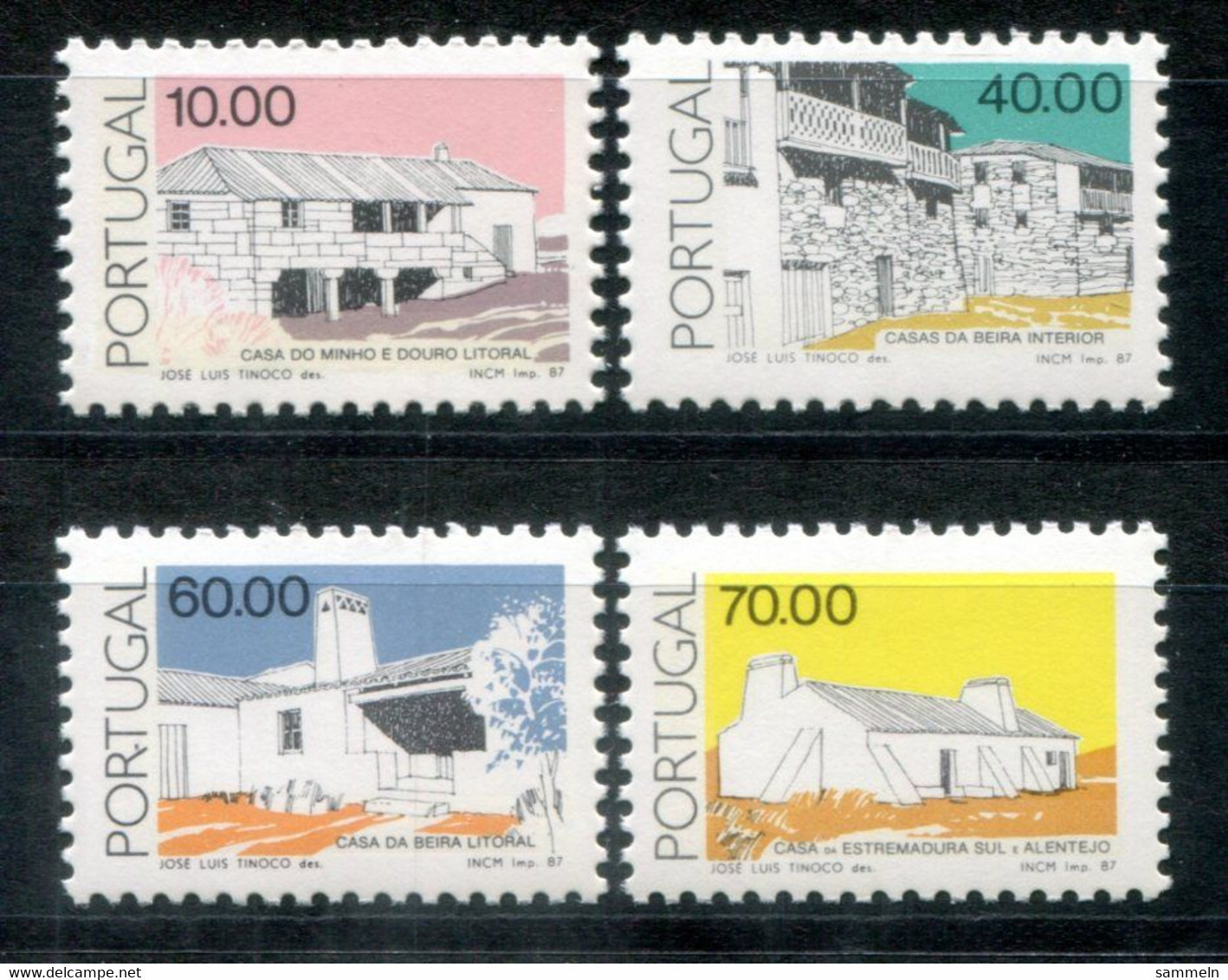 PORTUGAL 1713 - 1716 Mnh - Architektur, Architecture - Unused Stamps