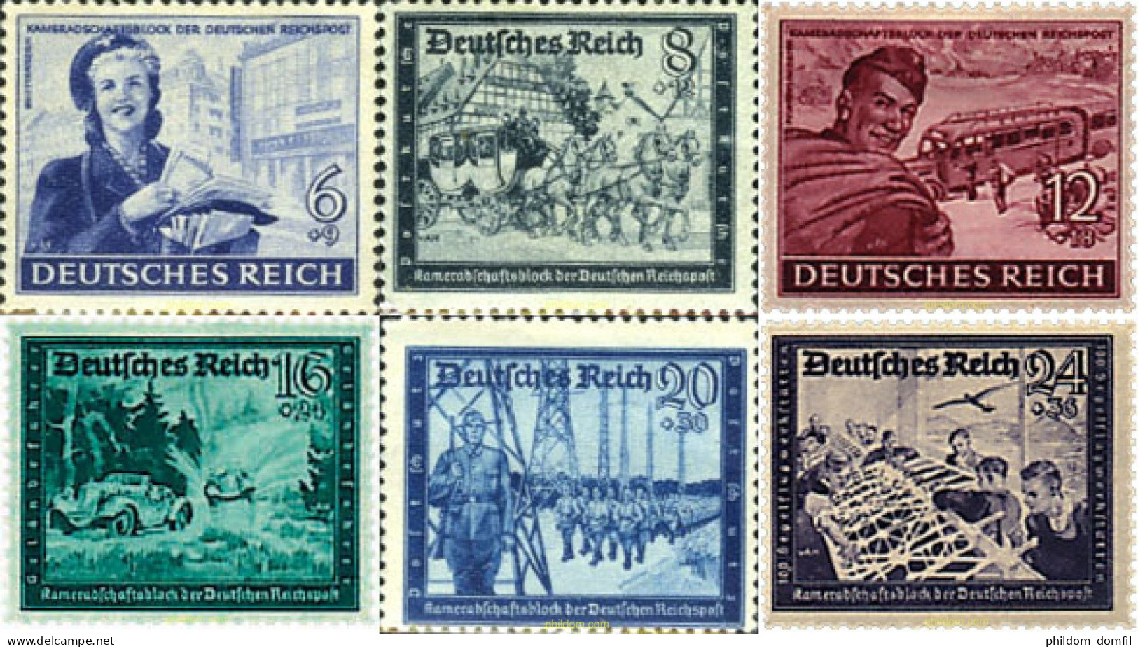 64427 MNH ALEMANIA 1944 PRO FEDERACION DE CARTEROS - Other & Unclassified