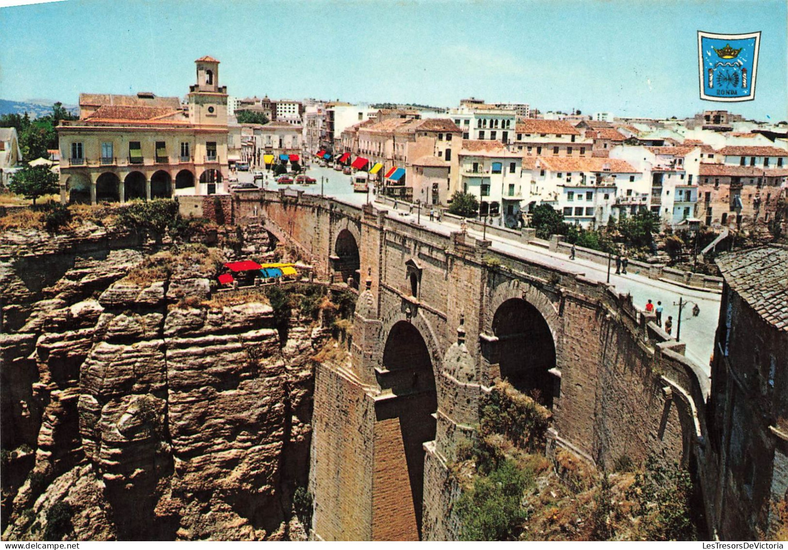 ESPAGNE - Ronda - Casta Del Sol - Puente Nuevo Y Plaza De España - Carte Postale - Malaga