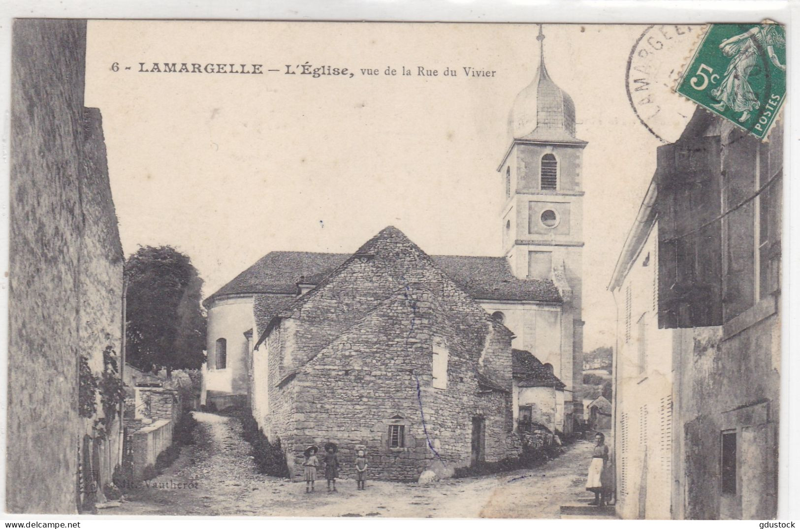 Côte-d'Or - Lamargelle - L'Eglise, Vu De La Rue Du Vivier - Other & Unclassified