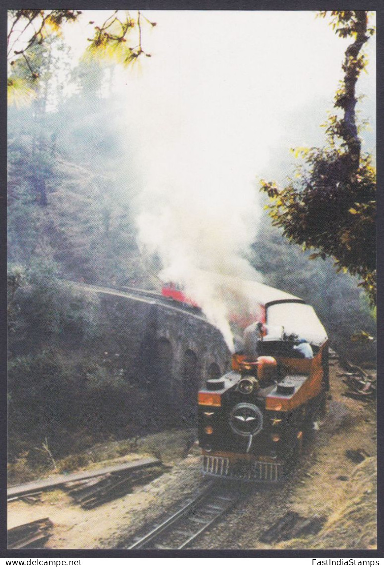 Inde India Mint Postcard Kalka-Shimla Railway, UNESCO World Heritage SIte, Railways, Train Trains, Mountain Steam Engine - India