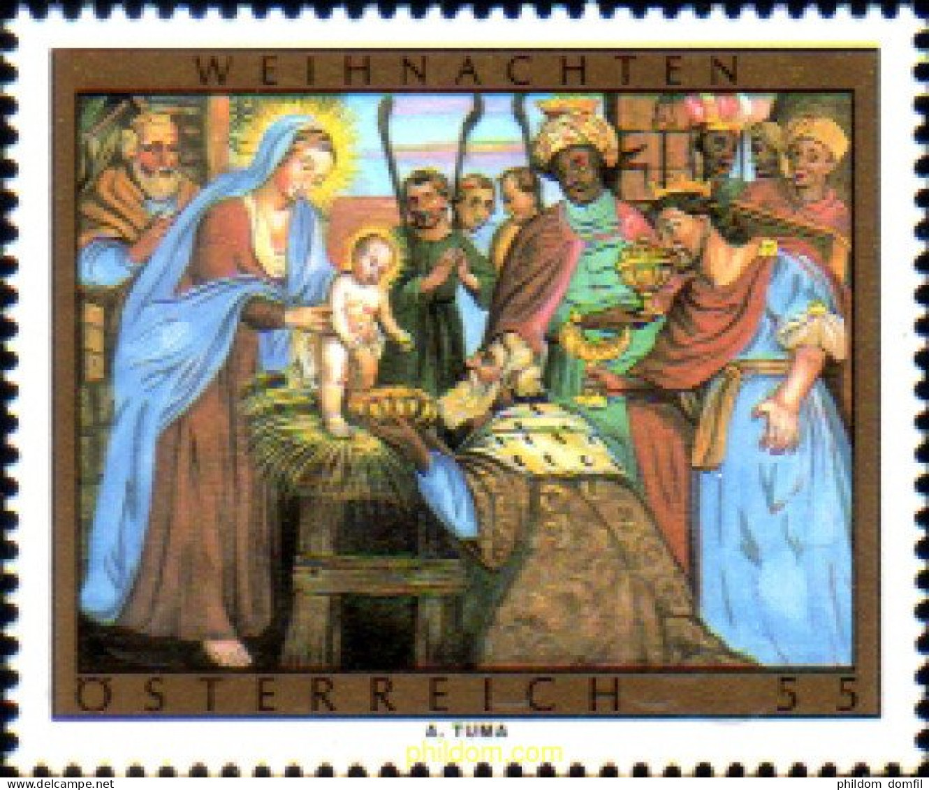 227450 MNH AUSTRIA 2008 NAVIDAD - Ongebruikt