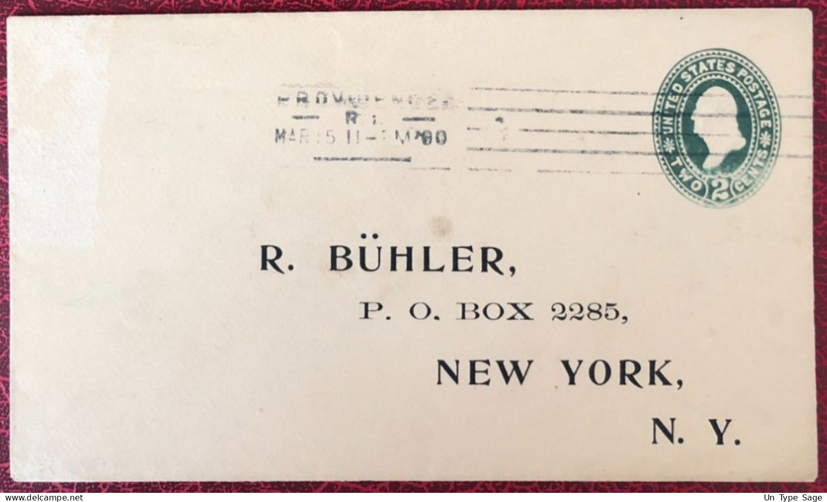 Etats-Unis, Divers Sur Entier-enveloppe, Cachet à Identifier - (C1457) - Postal History