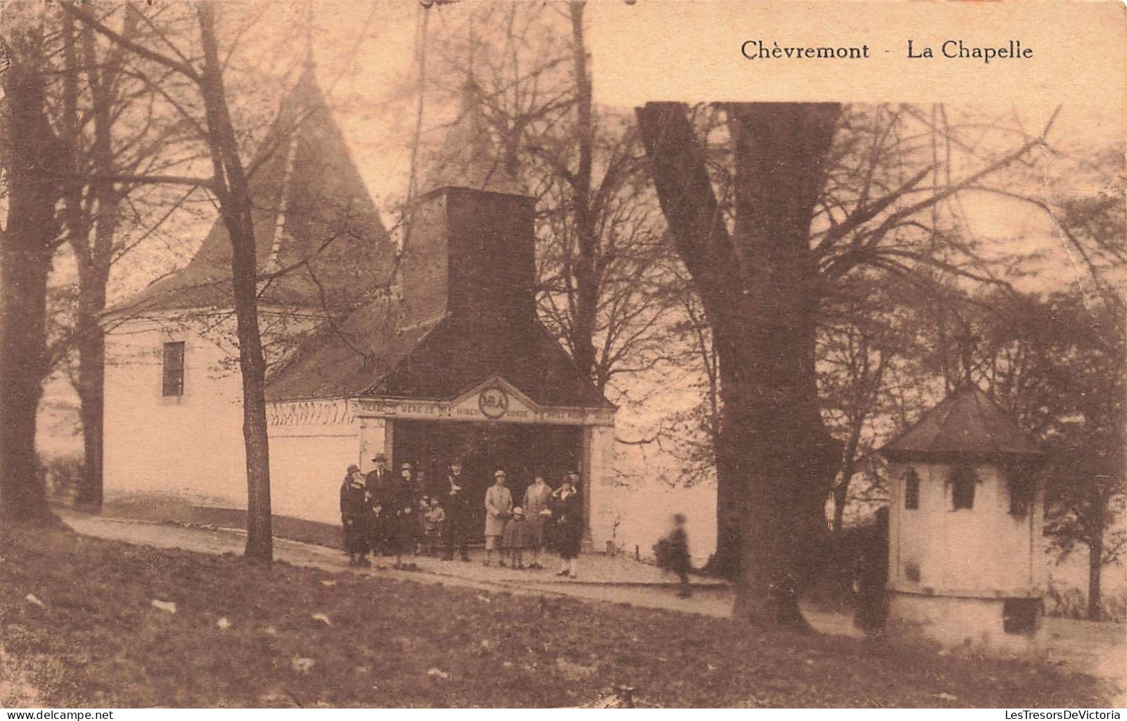 BELGIQUE - Liège - Chaudfontaine - Chèvremont - La Chapelle - Animé - Carte Postale Ancienne - Chaudfontaine