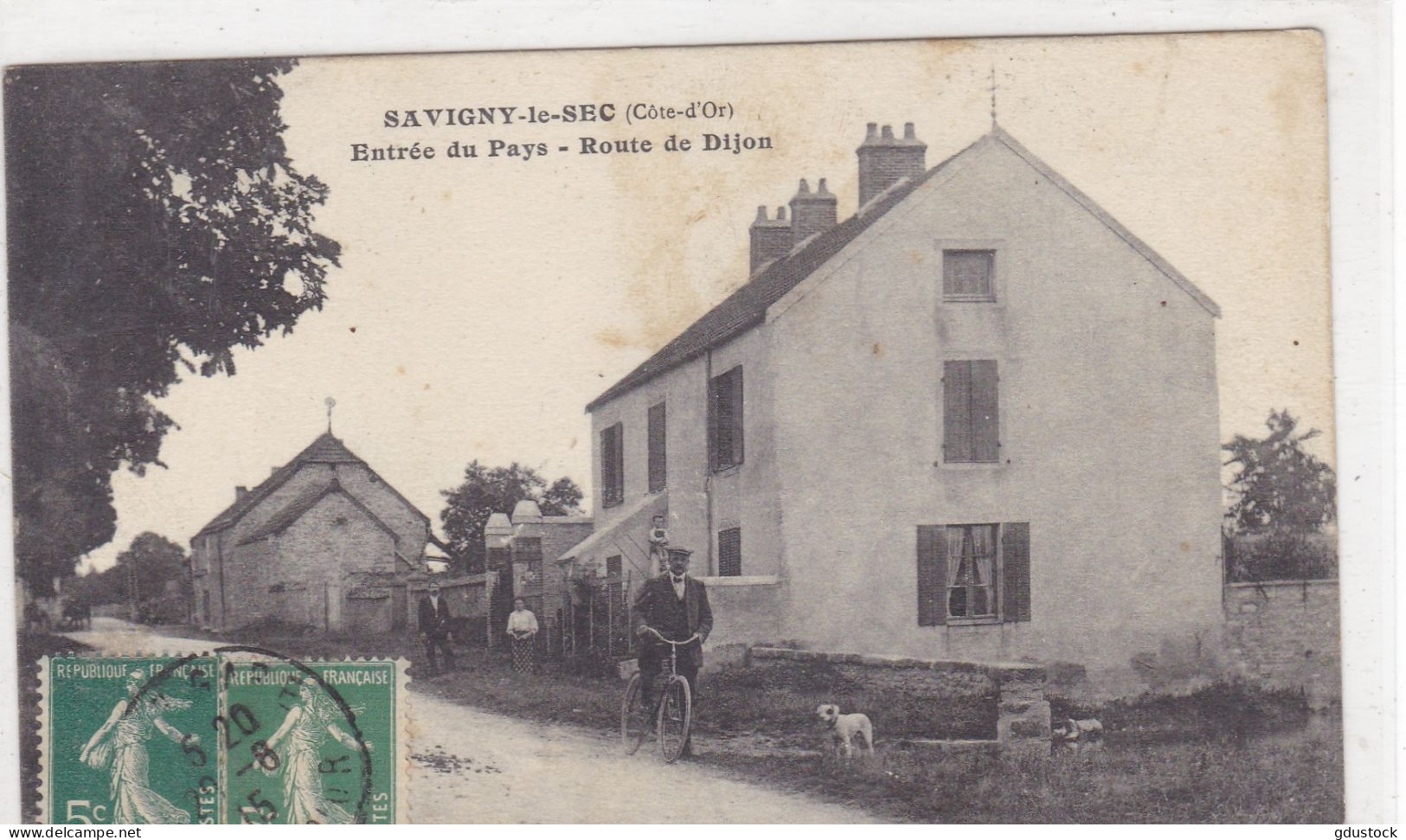 Côte-d'Or - Savigny-le-Sec - Entrée Du Pays - Route De Dijon - Andere & Zonder Classificatie