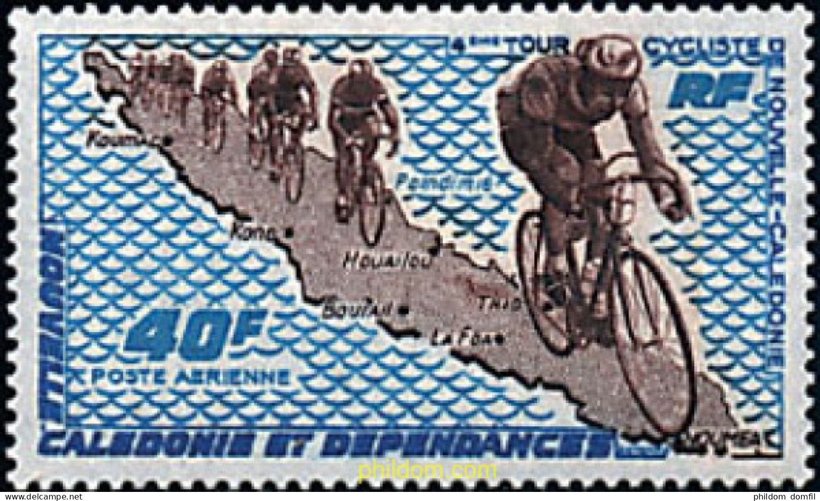 71480 MNH NUEVA CALEDONIA 1970 4 VUELTA CICLISTA EN NUEVA CALEDONIA - Neufs