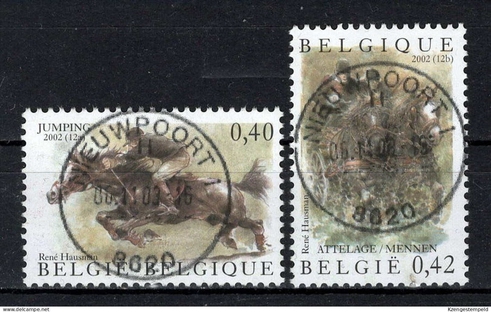 België: Cob 3084/3085  Gestempeld - Oblitérés