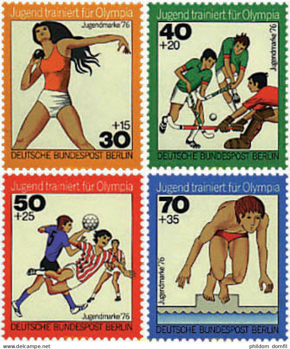 64693 MNH ALEMANIA. Berlín 1976 ENTRENAMIENTOS OLIMPICOS - Otros & Sin Clasificación