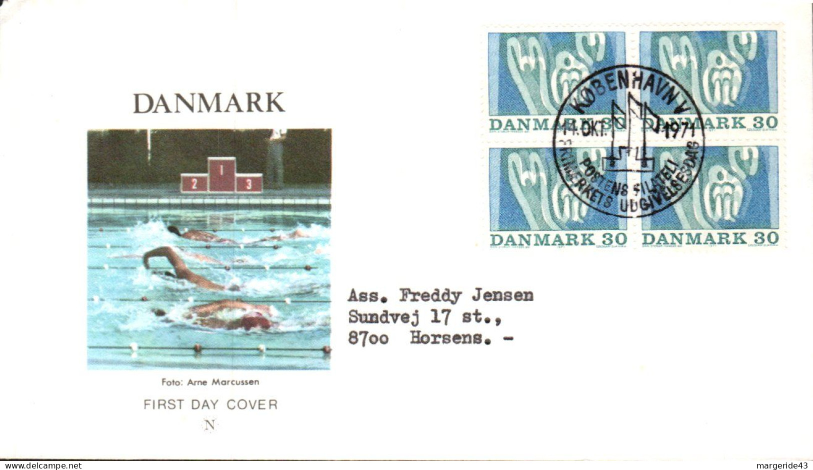 DANEMARK LOT DE 50 LETTRES ET FDC