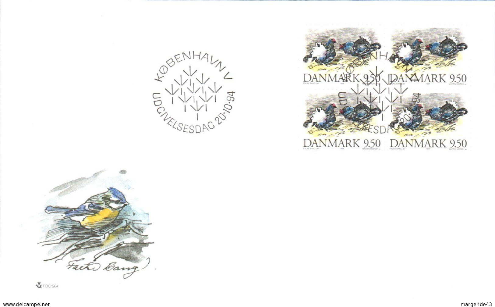 DANEMARK LOT DE 50 LETTRES ET FDC