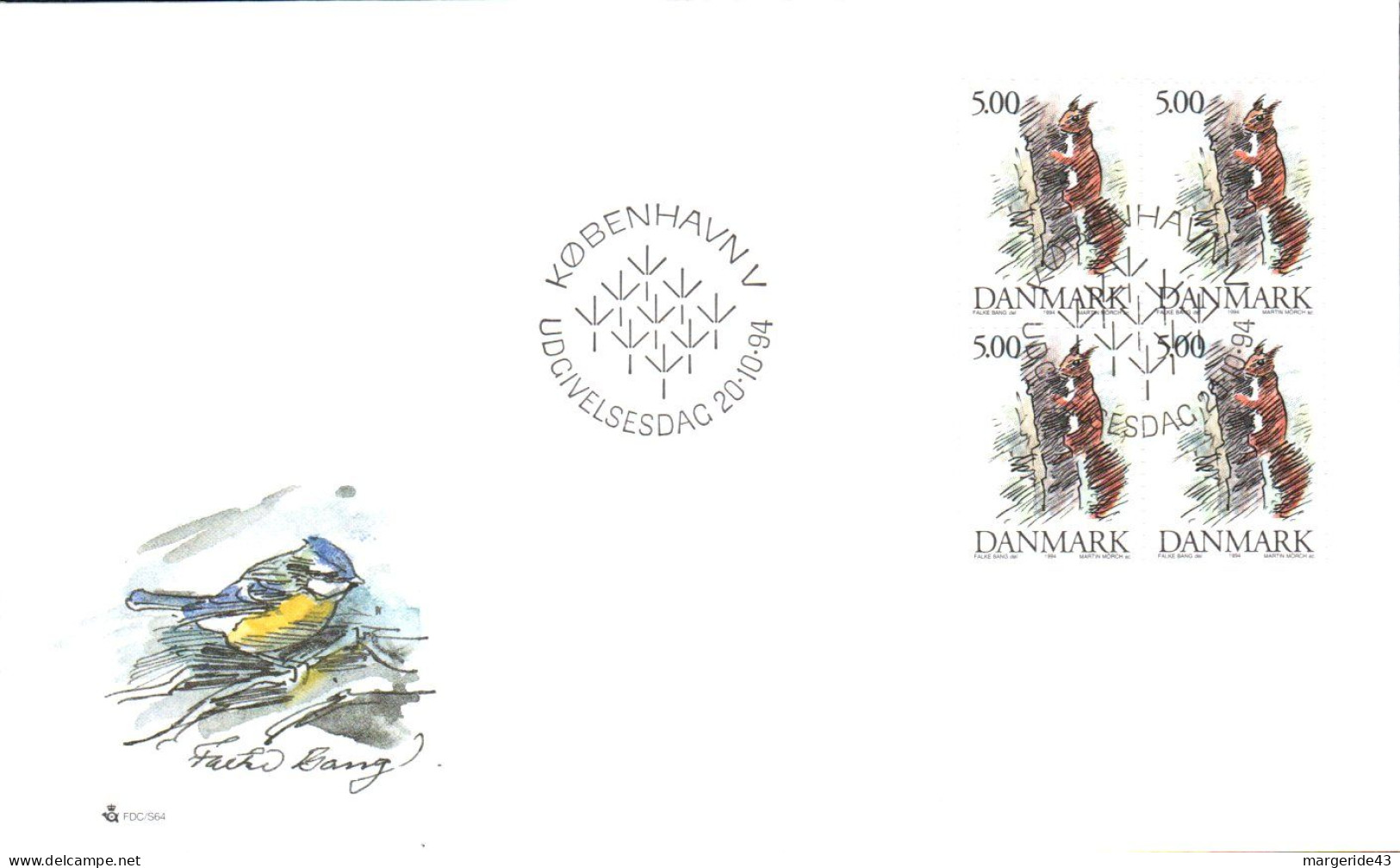 DANEMARK LOT DE 50 LETTRES ET FDC