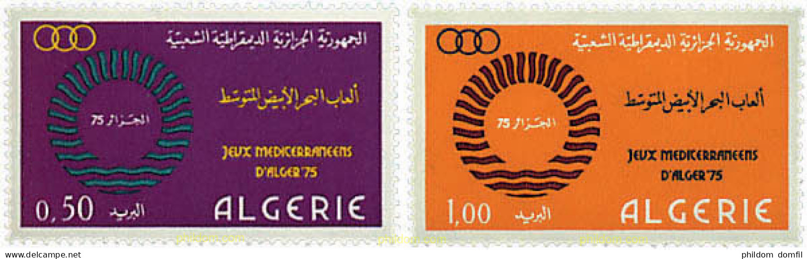 27436 MNH ARGELIA 1975 JUEGOS DEPORTIVOS DEL MEDITERRANEO EN ARGELIA - Algeria (1962-...)