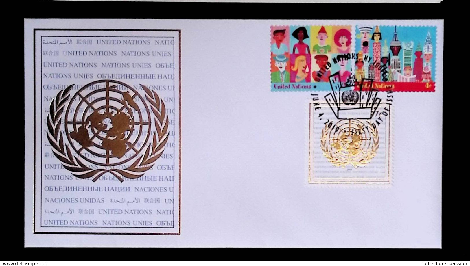 CL, FDC, Premier Jour, United Nations, New York, June. 4. 2010, Nations Unis - Briefe U. Dokumente