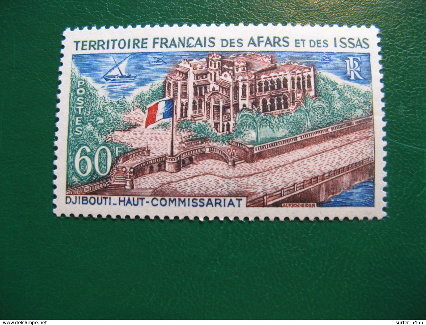 AFARS ET ISSAS - POSTE ORDINAIRE N° 348 - TIMBRE NEUF** LUXE -  MNH -  COTE 4,00 EUROS - Unused Stamps