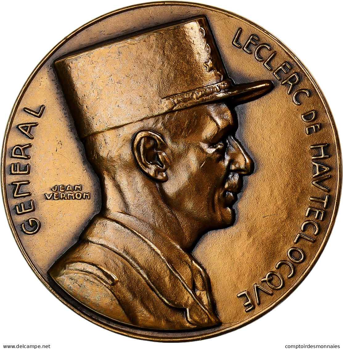 France, Médaille, Les 100 KMS De La Division Leclerc, 1982, Bronze, Vernon, SPL - Sonstige & Ohne Zuordnung