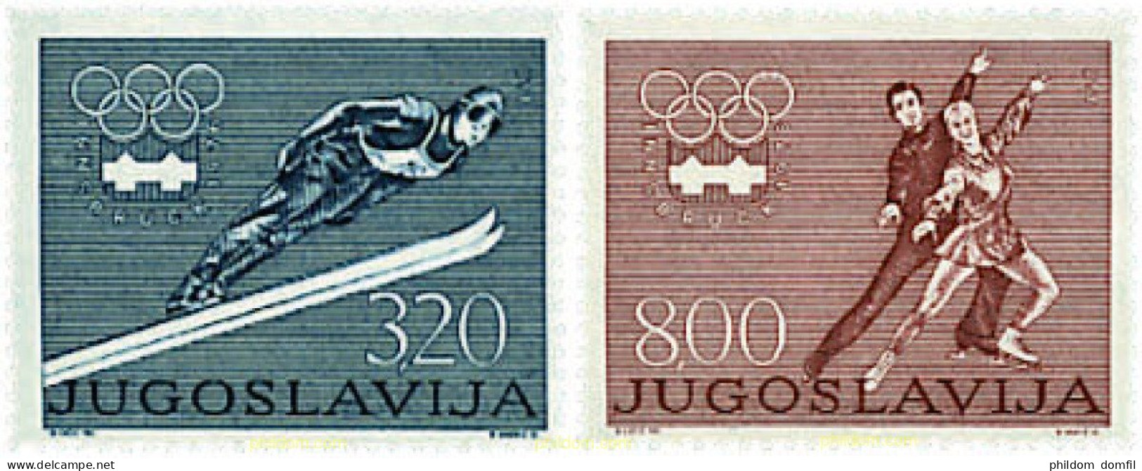 71153 MNH YUGOSLAVIA 1976 12 JUEGOS OLIMPICOS INVIERNO INNSBRUCK 1976 - Unused Stamps