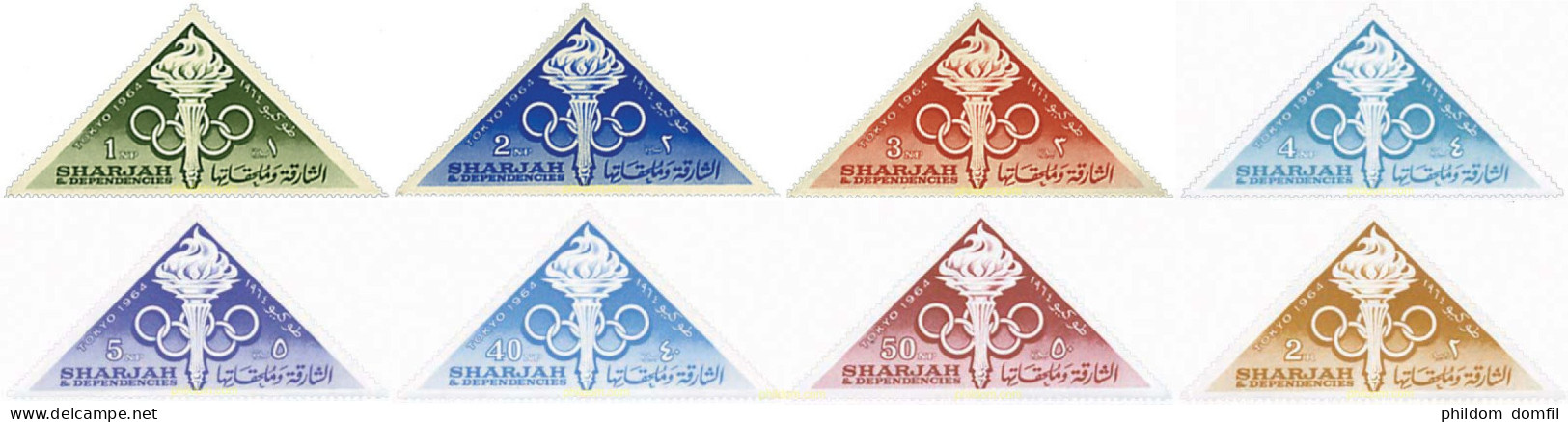 80621 MNH SHARJAH 1964 18 JUEGOS OLIMPICOS VERANO TOKIO 1964 - Sharjah