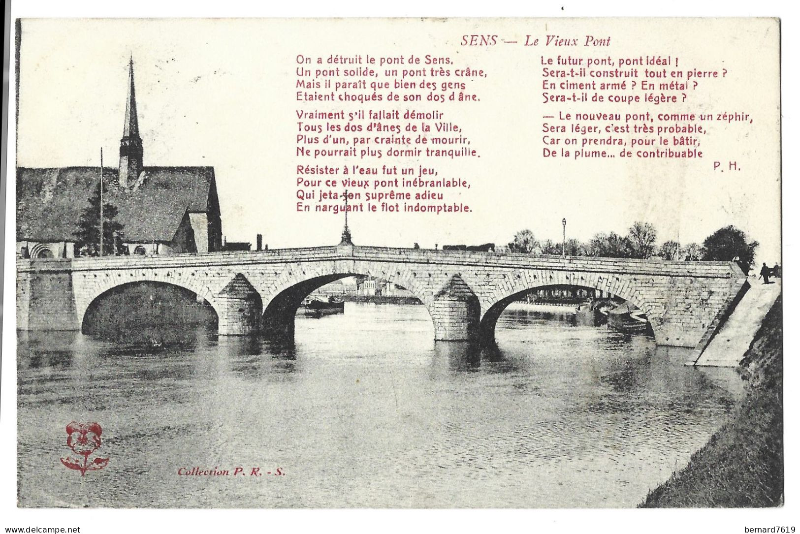 89  Sens -  Le Vieux Pont - Sens
