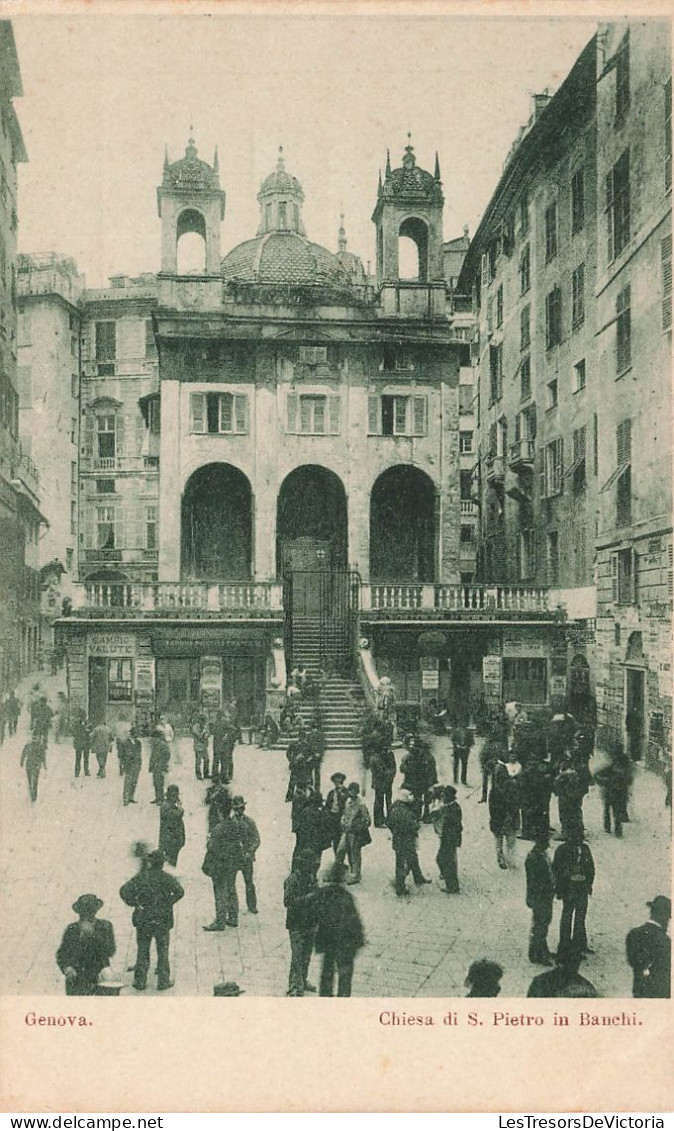 ITALIE - Genova - Chiesa Di S Pietro In Banchi - Animé - Carte Postale Ancienne - Genova (Genoa)