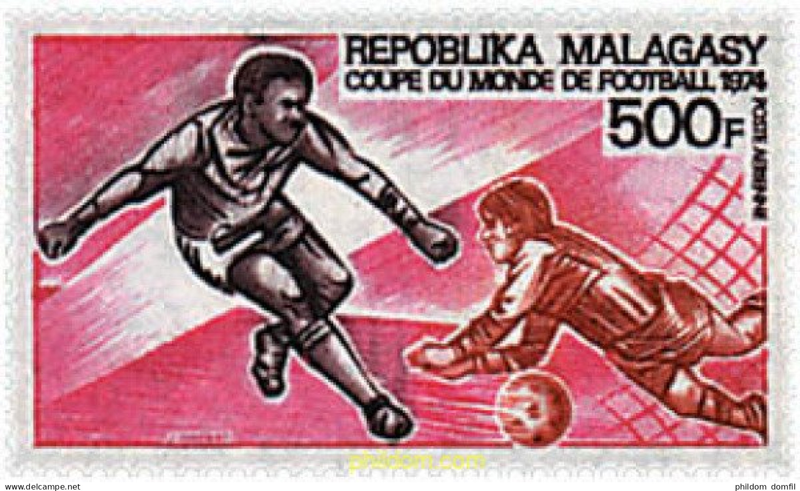 71134 MNH MADAGASCAR 1973 FUTBOL - Madagascar (1960-...)