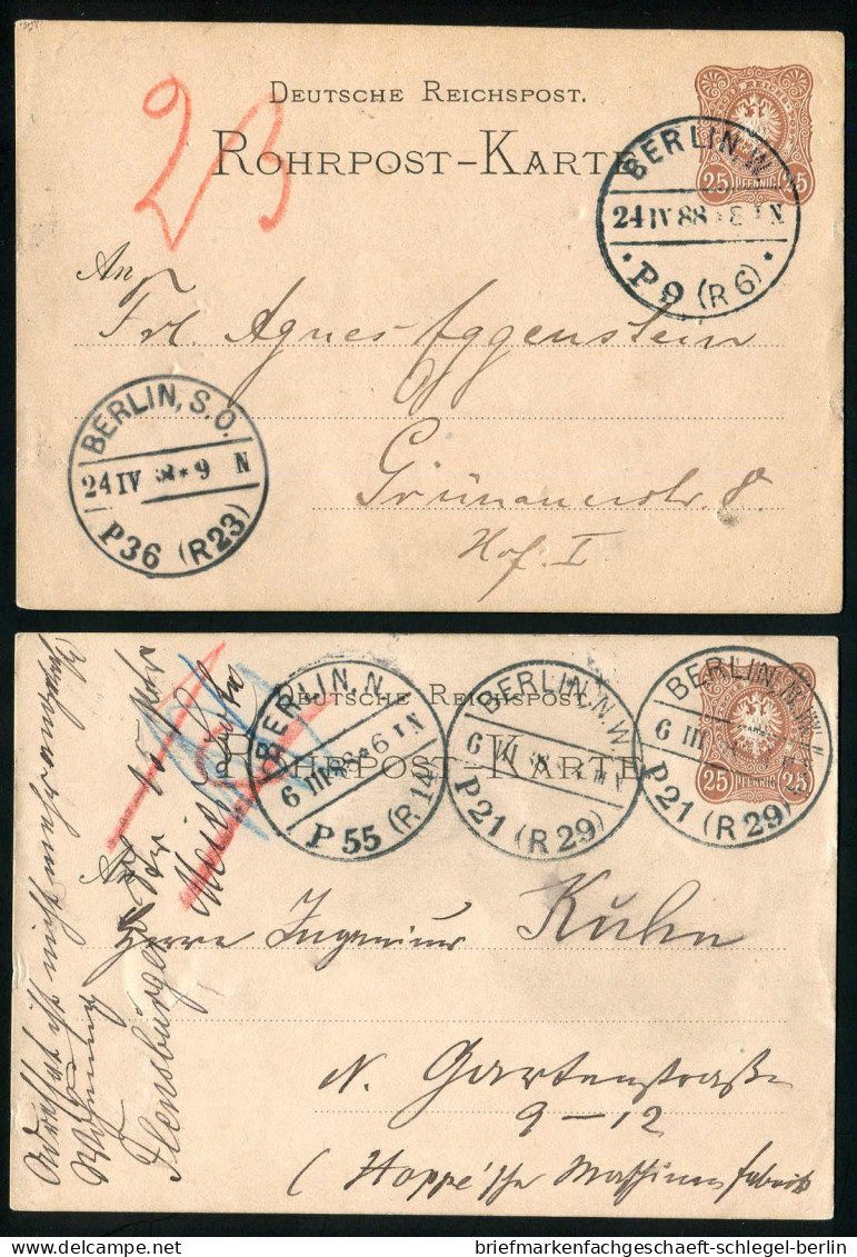 Berlin, 1888, RP 6, Brief - Other & Unclassified