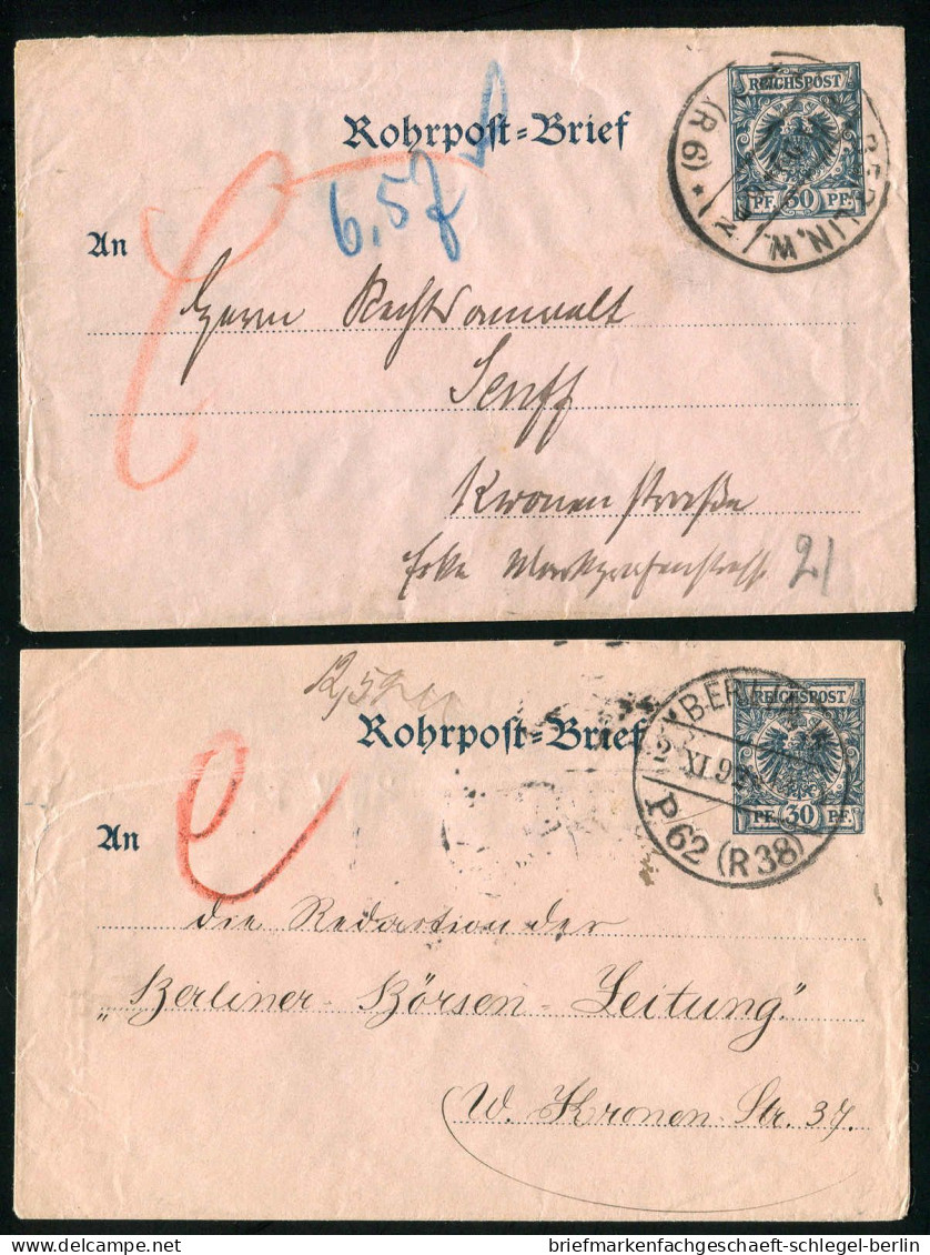 Berlin, 1892, RU 2, Brief - Sonstige & Ohne Zuordnung