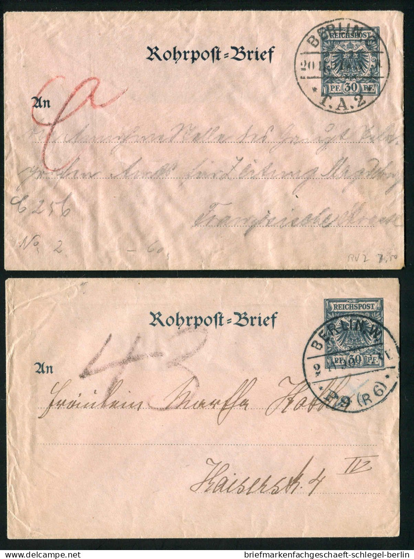 Berlin, 1890, RU 2, Brief - Sonstige & Ohne Zuordnung
