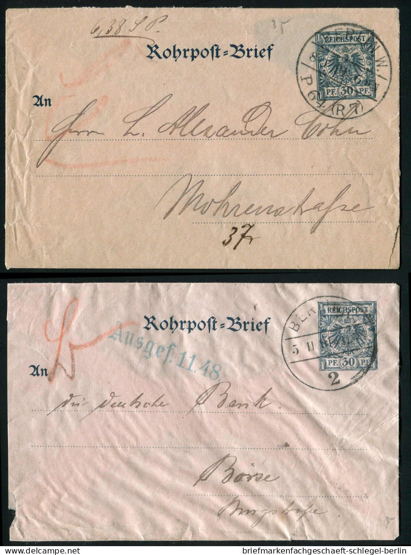 Berlin, 1891, RU 2, Brief - Autres & Non Classés