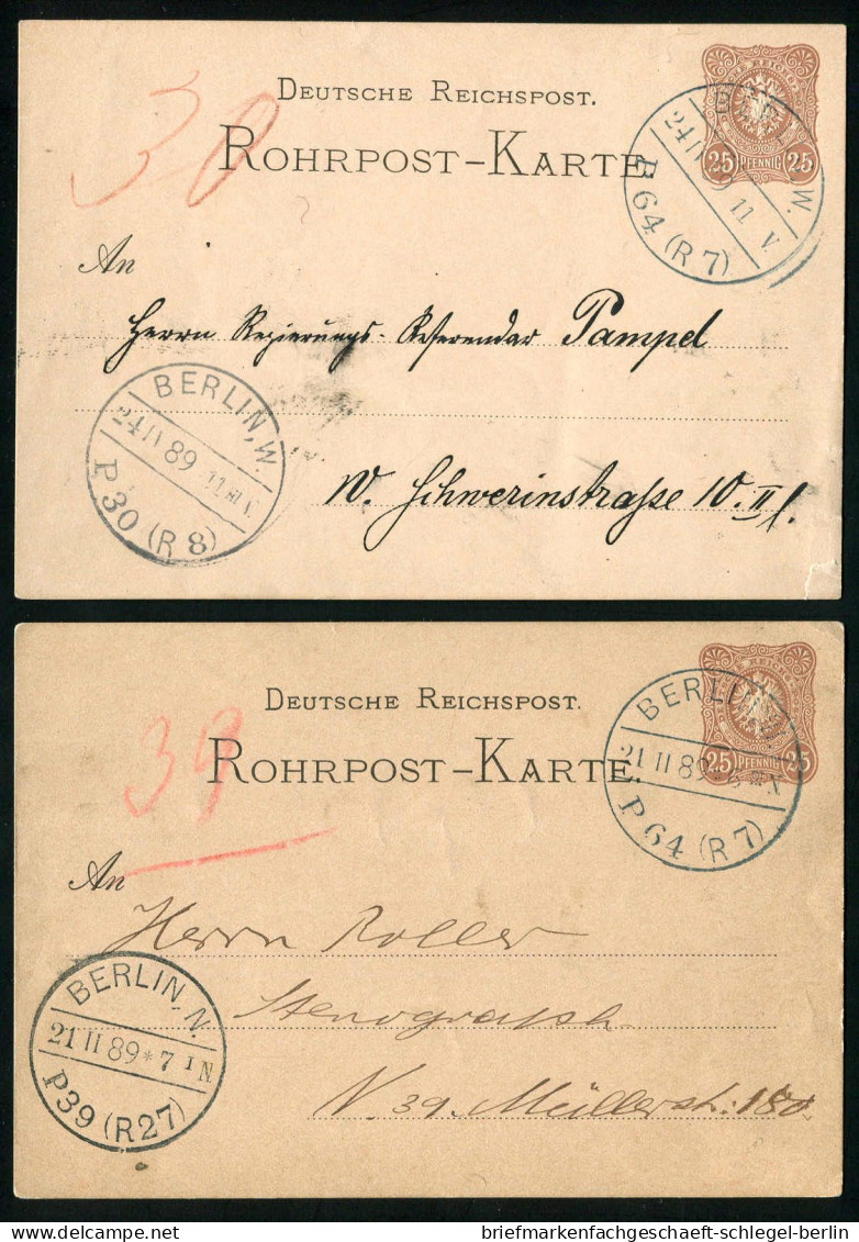 Berlin, 1889, RP 6, Brief - Other & Unclassified