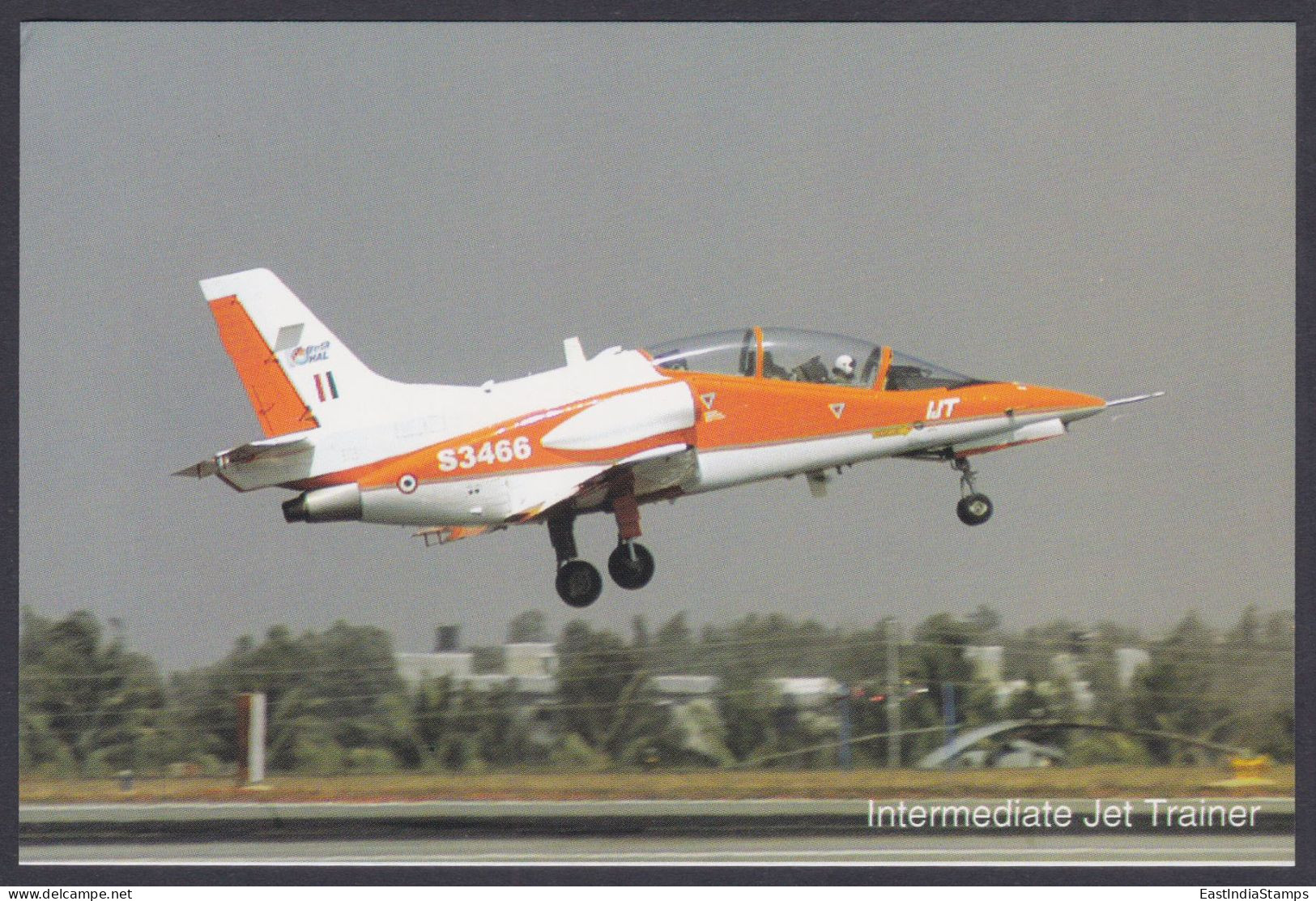 Inde India 2007 Mint Postcard Bangalore Air Show Intermediate Jet Trainer, Aircraft, Aeroplane, Airplane - India