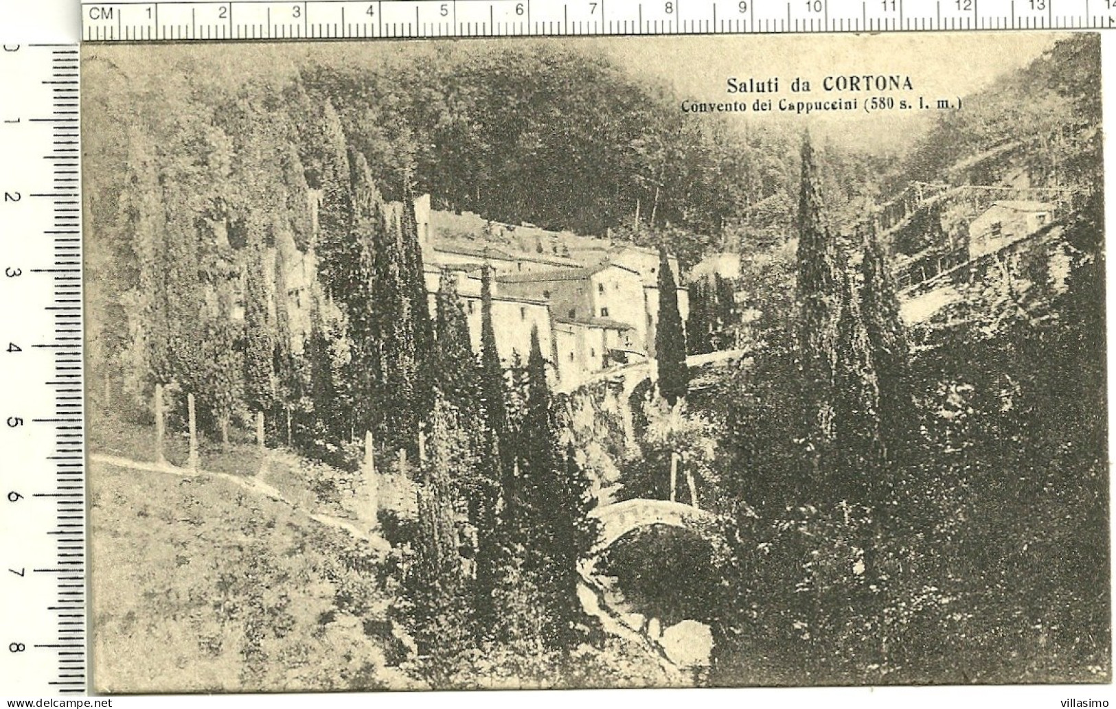 Arezzo - Cortona - Convento Dei Capuccini (580 S.l.m.) - VG. 1922 - Arezzo