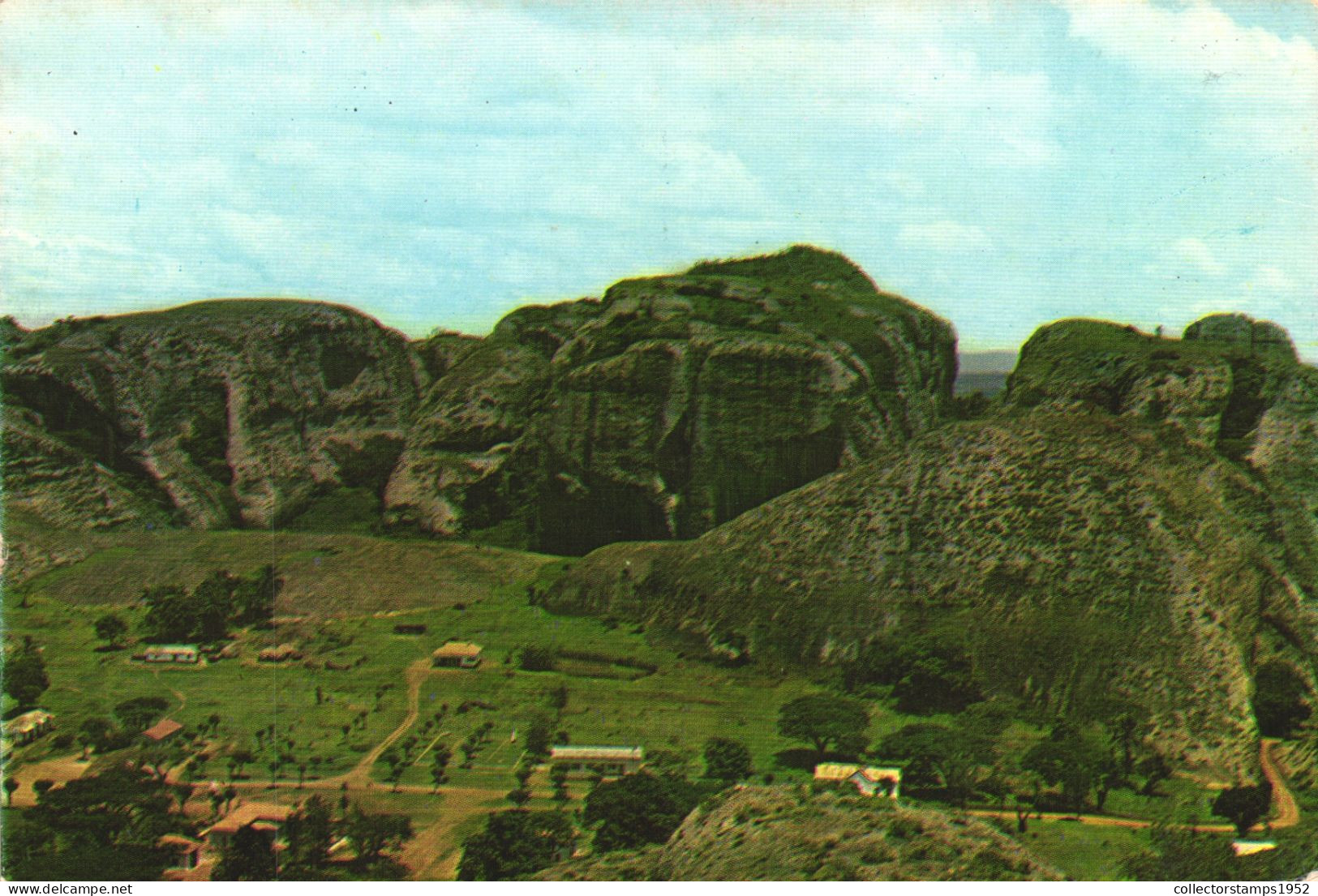 MALANGE, PUNGO UA NDONGO, LANDSCAPE, MOUNTAIN, ARCHITECTURE, ANGOLA, POSTCARD - Angola