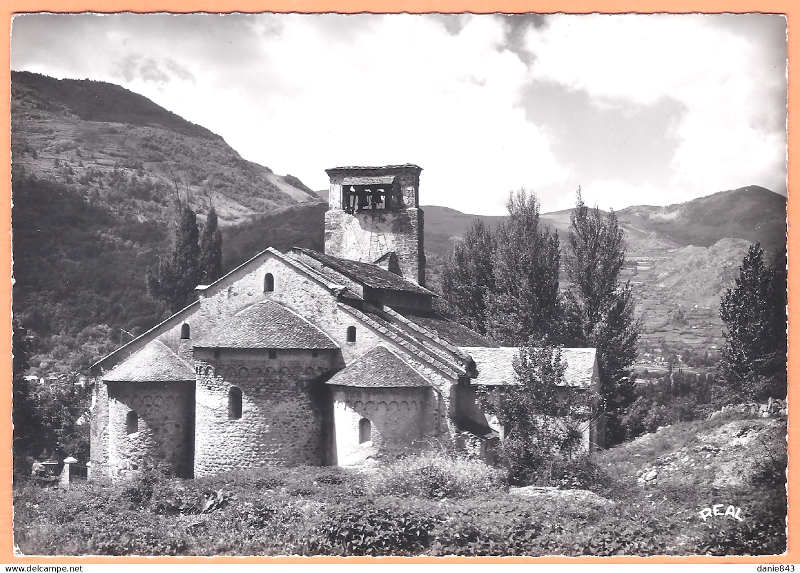 Ppgf/ CPSM Grand Format - ARIEGE - ENVIRONS D'AX LES THERMES - ÉGLISE ROMANE DE VERDUN PRES DE CABANNES - Ax Les Thermes