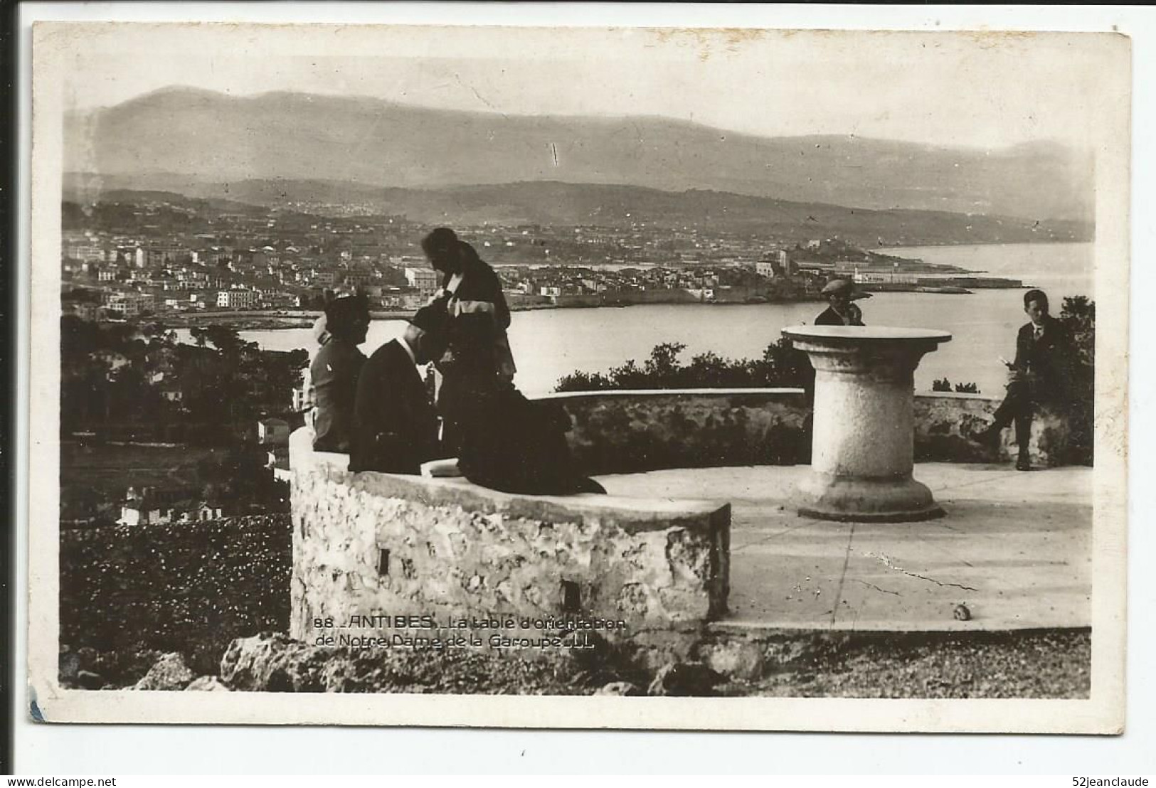 La Table D'Orientation     1936      N° 88 - Cap D'Antibes - La Garoupe