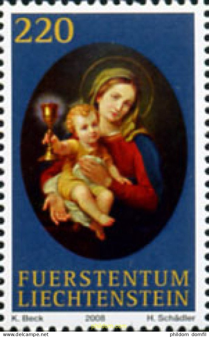 218263 MNH LIECHTENSTEIN 2008 NAVIDAD - Unused Stamps